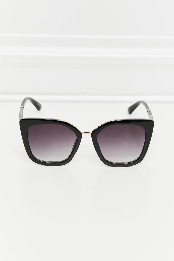 Cat Eye Full Rim Polycarbonate Sunglasses - L&M Boutique